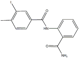 N-[2-(aminocarbonyl)phenyl]-3-iodo-4-methylbenzamide Structure