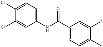 N-(3,4-dichlorophenyl)-3-iodo-4-methylbenzamide Struktur