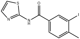 3-iodo-4-methyl-N-(1,3-thiazol-2-yl)benzamide,496029-57-3,结构式