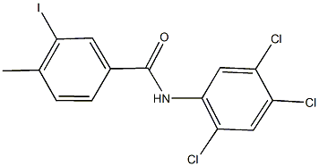 3-iodo-4-methyl-N-(2,4,5-trichlorophenyl)benzamide 化学構造式