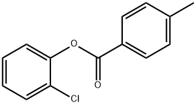 2-chlorophenyl 4-methylbenzoate,496033-87-5,结构式