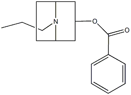 8-propyl-8-azabicyclo[3.2.1]oct-3-yl benzoate Structure