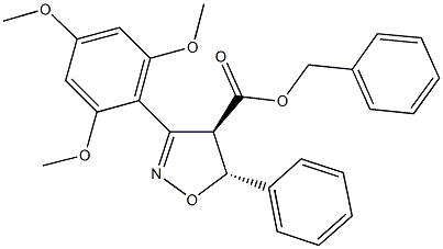 benzyl 5-phenyl-3-(2,4,6-trimethoxyphenyl)-4,5-dihydro-4-isoxazolecarboxylate|