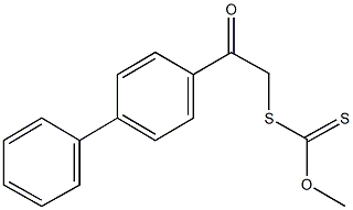 49675-95-8 4-{[(methoxycarbothioyl)sulfanyl]acetyl}-1,1'-biphenyl