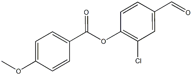 496768-69-5 2-chloro-4-formylphenyl 4-methoxybenzoate