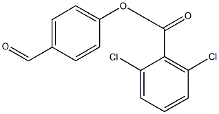 4-formylphenyl 2,6-dichlorobenzoate Structure