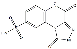 1,4-dioxo-1,2,4,5-tetrahydro[1,2,4]triazolo[4,3-a]quinoxaline-8-sulfonamide Structure