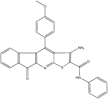 496784-68-0 3-amino-4-(4-methoxyphenyl)-9-oxo-N-phenyl-9H-indeno[2,1-b]thieno[3,2-e]pyridine-2-carboxamide