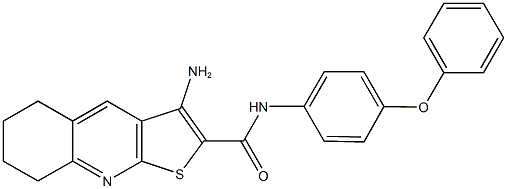 3-amino-N-(4-phenoxyphenyl)-5,6,7,8-tetrahydrothieno[2,3-b]quinoline-2-carboxamide|