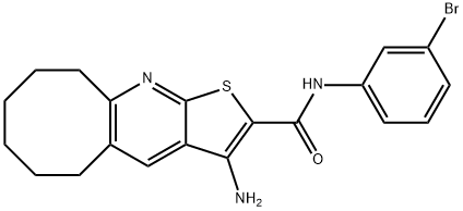 3-amino-N-(3-bromophenyl)-5,6,7,8,9,10-hexahydrocycloocta[b]thieno[3,2-e]pyridine-2-carboxamide|