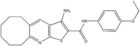 496788-20-6 3-amino-N-(4-ethoxyphenyl)-5,6,7,8,9,10-hexahydrocycloocta[b]thieno[3,2-e]pyridine-2-carboxamide