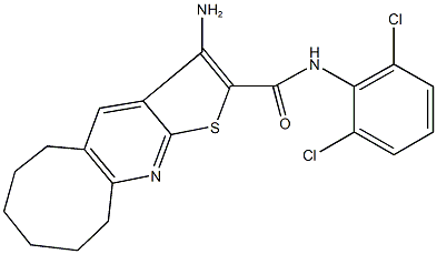 3-amino-N-(2,6-dichlorophenyl)-5,6,7,8,9,10-hexahydrocycloocta[b]thieno[3,2-e]pyridine-2-carboxamide|