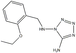 N-(5-amino-1H-tetraazol-1-yl)-N-(2-ethoxybenzyl)amine 结构式