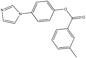 4-(1H-imidazol-1-yl)phenyl 3-methylbenzoate Structure