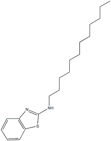 N-dodecyl-1,3-benzothiazol-2-amine 结构式