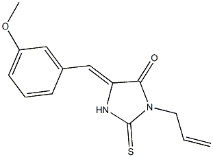 3-allyl-5-(3-methoxybenzylidene)-2-thioxo-4-imidazolidinone|