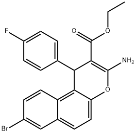 496874-65-8 ethyl 3-amino-8-bromo-1-(4-fluorophenyl)-1H-benzo[f]chromene-2-carboxylate