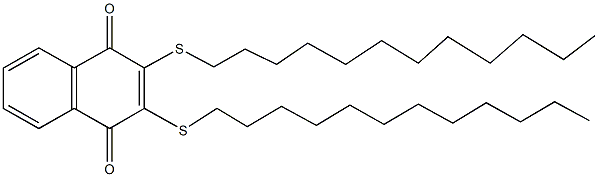 2,3-bis(dodecylsulfanyl)naphthoquinone Structure