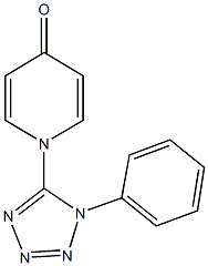 1-(1-phenyl-1H-tetraazol-5-yl)-4(1H)-pyridinone Struktur