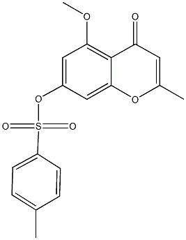 496875-23-1 5-methoxy-2-methyl-4-oxo-4H-chromen-7-yl 4-methylbenzenesulfonate