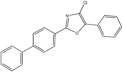 2-[1,1'-biphenyl]-4-yl-4-chloro-5-phenyl-1,3-oxazole|