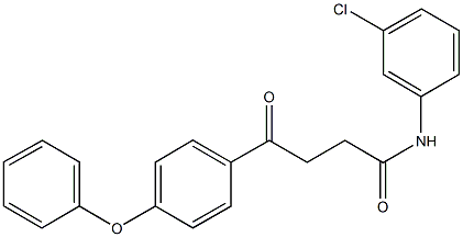 N-(3-chlorophenyl)-4-oxo-4-(4-phenoxyphenyl)butanamide Structure