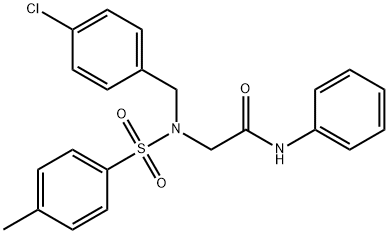 496940-06-8 2-{(4-chlorobenzyl)[(4-methylphenyl)sulfonyl]amino}-N-phenylacetamide