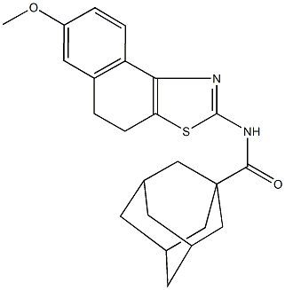 496953-21-0 N-(7-methoxy-4,5-dihydronaphtho[1,2-d][1,3]thiazol-2-yl)-1-adamantanecarboxamide