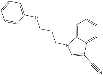 1-(3-phenoxypropyl)-1H-indole-3-carbonitrile|