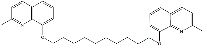 496964-99-9 2-methyl-8-({10-[(2-methyl-8-quinolinyl)oxy]decyl}oxy)quinoline