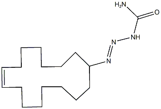 3-(8-cyclohexadecen-1-yl)-2-triazene-1-carboxamide Structure