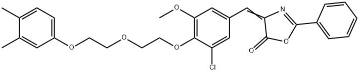 496966-15-5 4-(3-chloro-4-{2-[2-(3,4-dimethylphenoxy)ethoxy]ethoxy}-5-methoxybenzylidene)-2-phenyl-1,3-oxazol-5(4H)-one