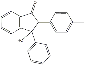 3-hydroxy-2-(4-methylphenyl)-3-phenyl-1-indanone,496969-93-8,结构式