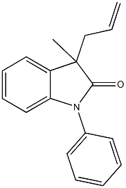 3-allyl-3-methyl-1-phenyl-1,3-dihydro-2H-indol-2-one Structure