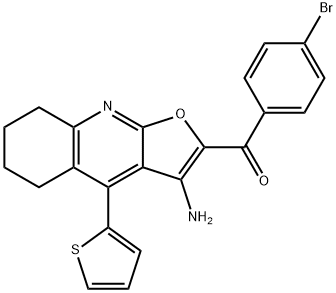 [3-amino-4-(2-thienyl)-5,6,7,8-tetrahydrofuro[2,3-b]quinolin-2-yl](4-bromophenyl)methanone|