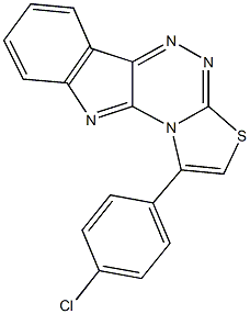 496971-29-0 1-(4-chlorophenyl)[1,3]thiazolo[2',3':3,4][1,2,4]triazino[5,6-b]indole