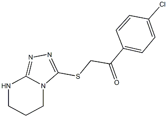 496971-72-3 1-(4-chlorophenyl)-2-(5,6,7,8-tetrahydro[1,2,4]triazolo[4,3-a]pyrimidin-3-ylsulfanyl)ethanone