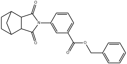 benzyl 3-(3,5-dioxo-4-azatricyclo[5.2.1.0~2,6~]dec-4-yl)benzoate Structure