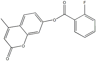 497057-51-9 4-methyl-2-oxo-2H-chromen-7-yl 2-fluorobenzoate