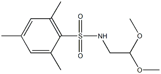 N-(2,2-二甲氧基乙基)-2,4,6-三甲基苯磺酰胺,497061-22-0,结构式