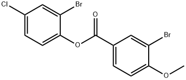 497081-88-6 2-bromo-4-chlorophenyl 3-bromo-4-methoxybenzoate