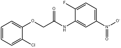497087-24-8 2-(2-chlorophenoxy)-N-{2-fluoro-5-nitrophenyl}acetamide