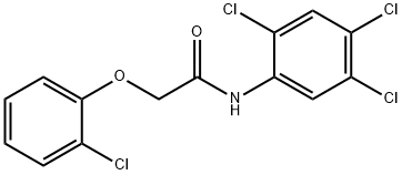 2-(2-chlorophenoxy)-N-(2,4,5-trichlorophenyl)acetamide,497087-28-2,结构式