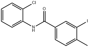 N-(2-chlorophenyl)-3-iodo-4-methylbenzamide Structure