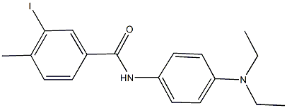 N-[4-(diethylamino)phenyl]-3-iodo-4-methylbenzamide Struktur