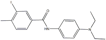 N-[4-(diethylamino)phenyl]-3-iodo-4-methylbenzamide Structure