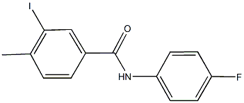 N-(4-fluorophenyl)-3-iodo-4-methylbenzamide Structure
