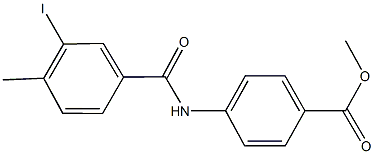 methyl 4-[(3-iodo-4-methylbenzoyl)amino]benzoate Structure