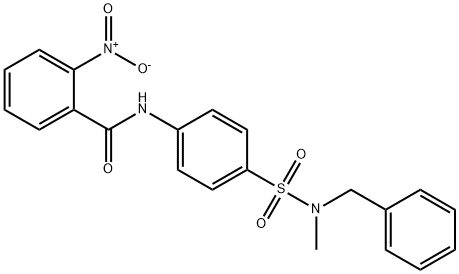 N-(4-{[benzyl(methyl)amino]sulfonyl}phenyl)-2-nitrobenzamide Structure