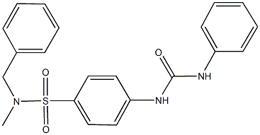 497090-14-9 4-[(anilinocarbonyl)amino]-N-benzyl-N-methylbenzenesulfonamide